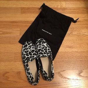 Something Navy Grey Leopard Loafer